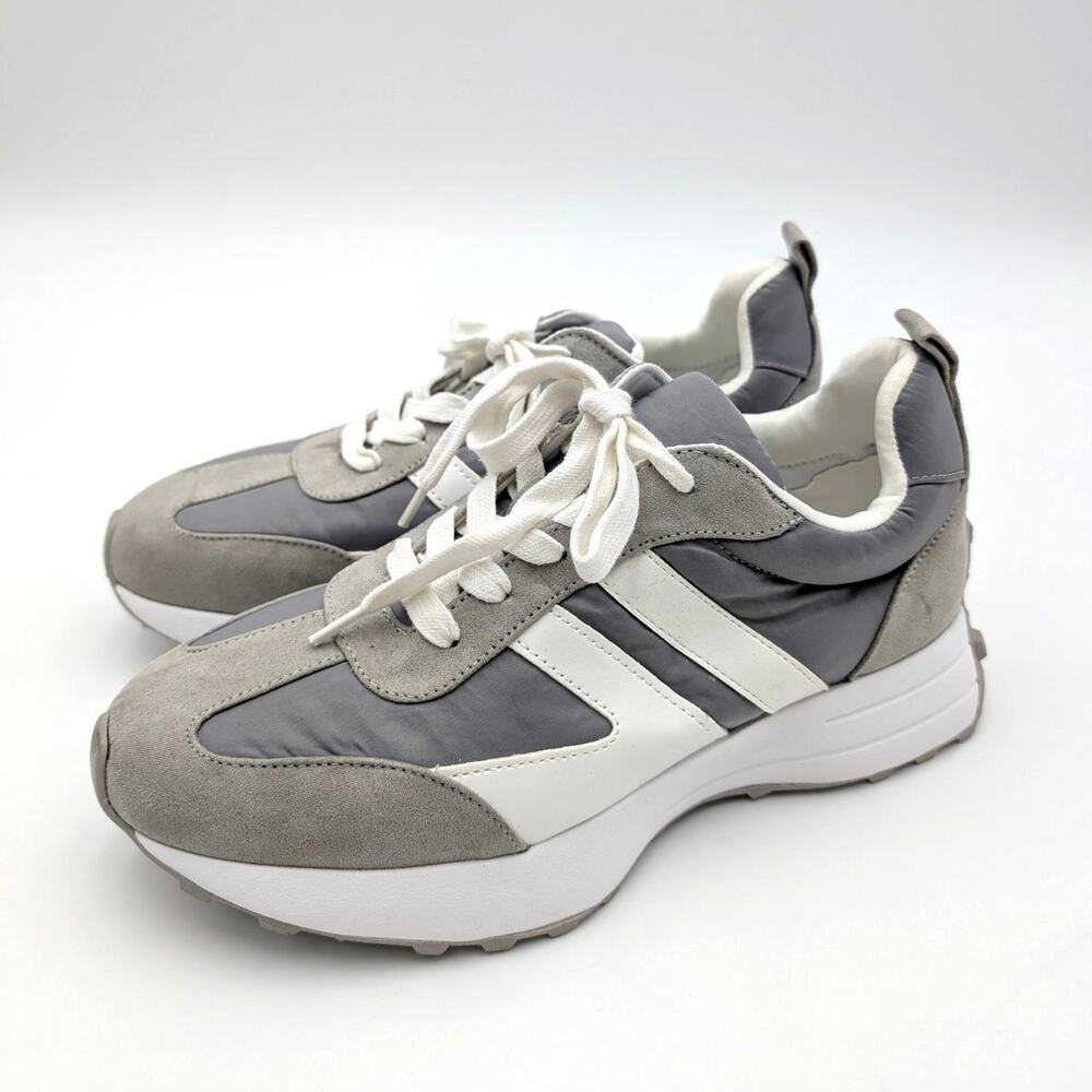Urban Sport by JSlides Janey Sneaker Shoes Women's Grey/White Size US8M EU38.5